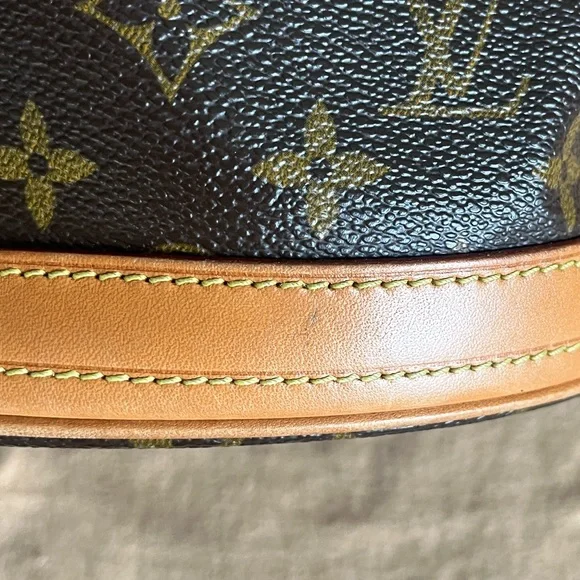 Louis Vuitton Monogram Brown and Tan Bucket Shoulder Bag - Picture 13 of 14